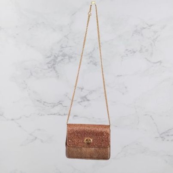 NWT Coach Rose Gold Evening Purse - Picture 11 of 11